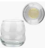 verre Mythos  fleur de vie en or 0.25L